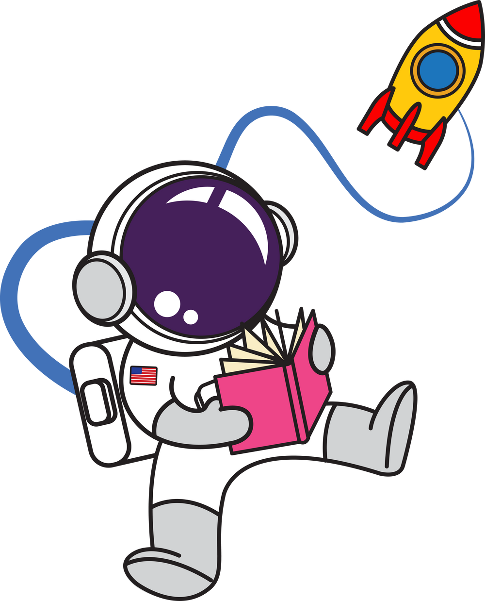 Cute Astronaut Cartoon , illustration